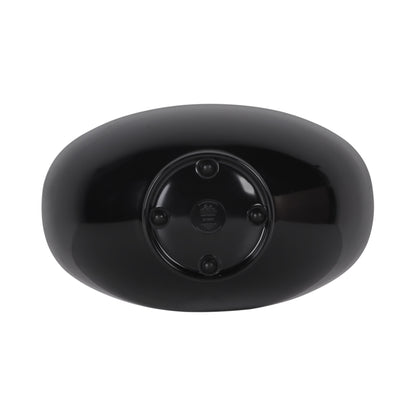 Melamine Oval Bowl - Black