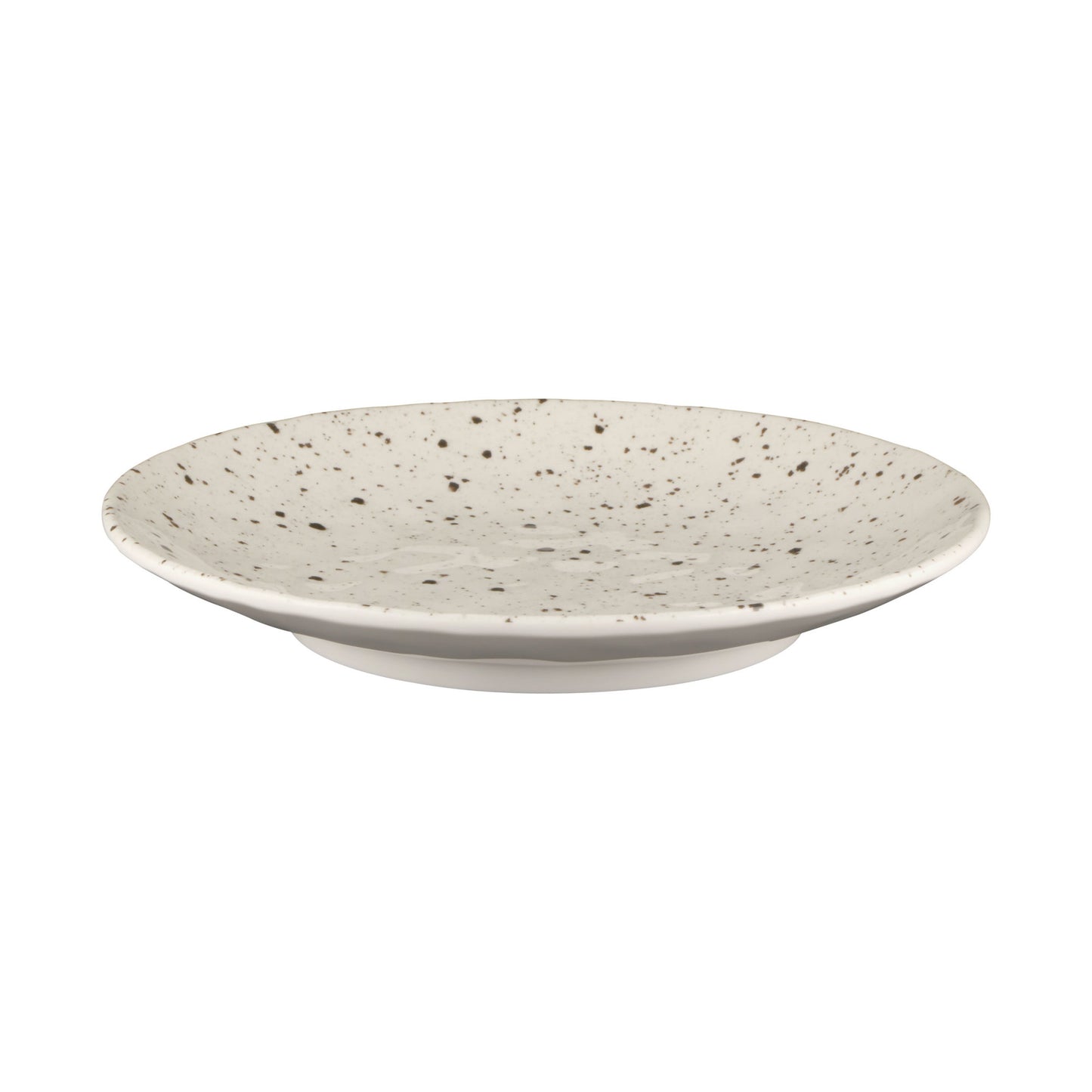 Melamine Round Plate - Chocolate Chip