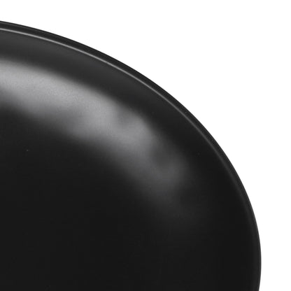 Melamine Deep Oval Plate - Black