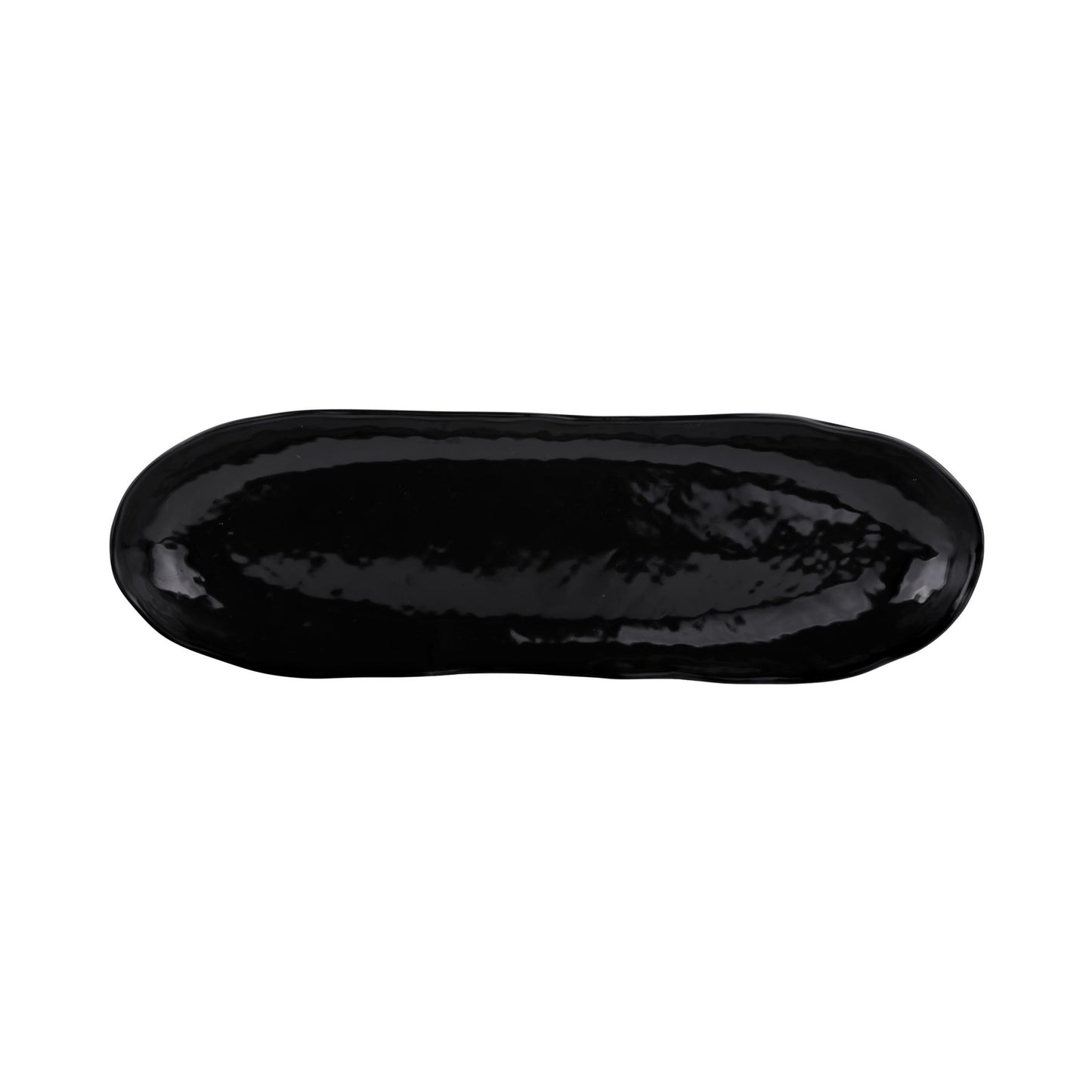 Melamine Uneven Edge Tray - Black