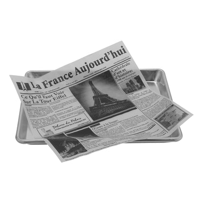 12" x 12" Food-Safe French Newsprint Liner, White, 1000 pieces./cs.