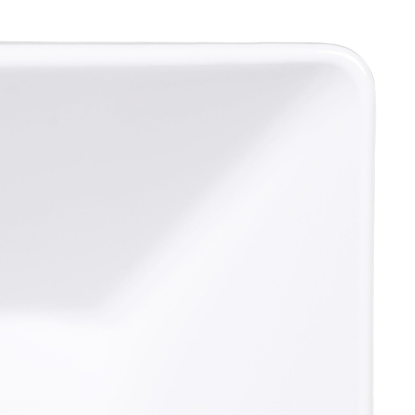 Melamine Square Bowl - White