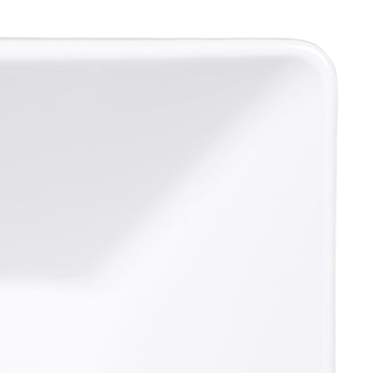 Melamine Square Bowl - White