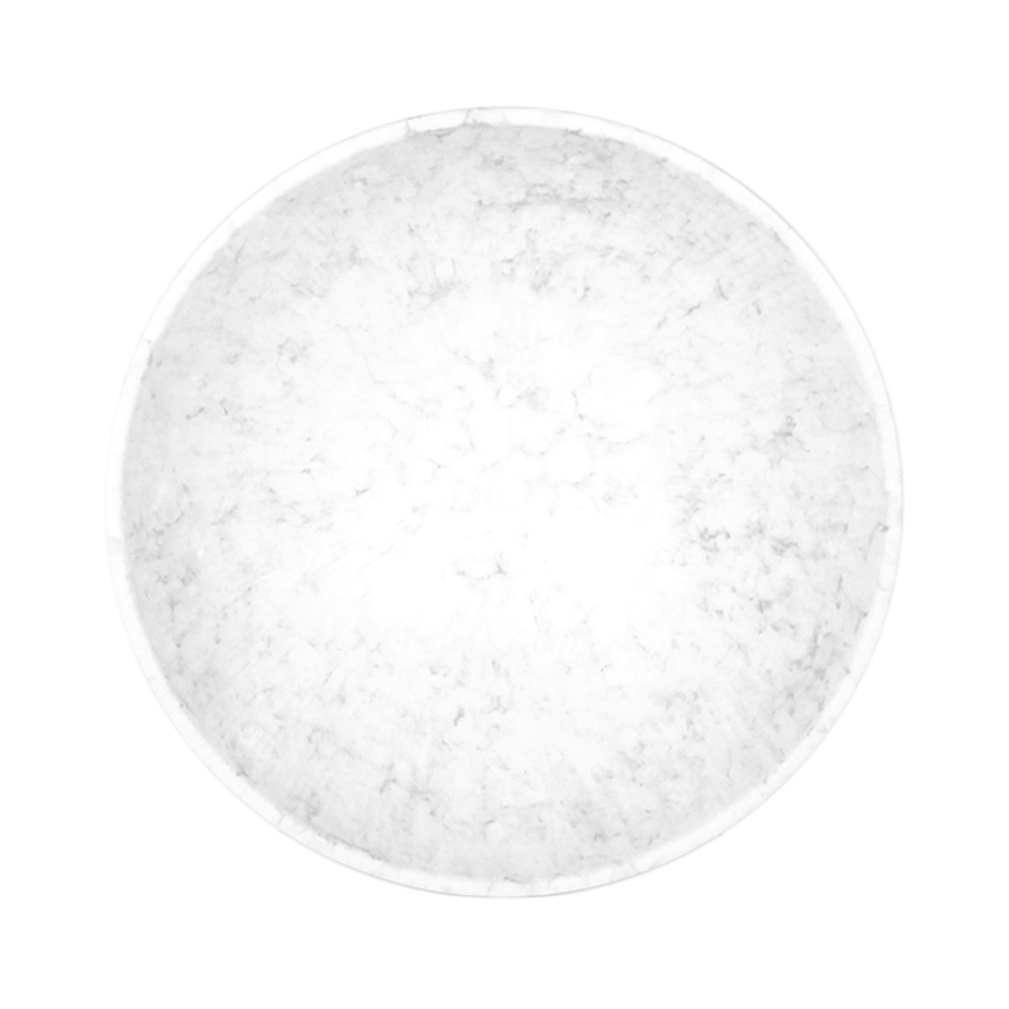 Melamine Round Bowl - Gray Marble