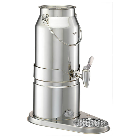 3.2 qt. Stainless Steel Milk Dispenser Set. Includes Stain