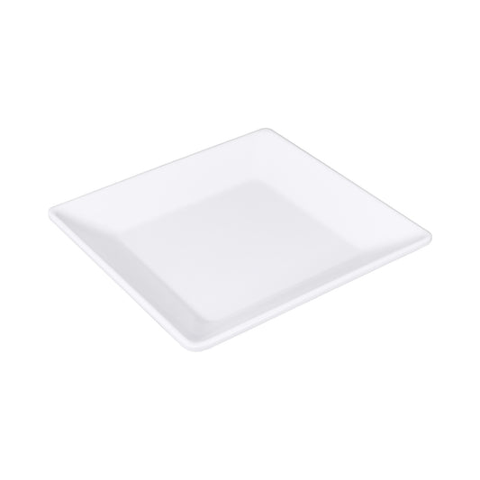 Melamine Square Plate - White