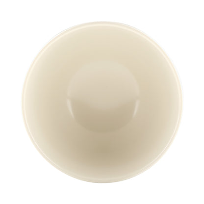 Melamine Round Two-Tone Bowl - Ebony Outside, Sand Inside
