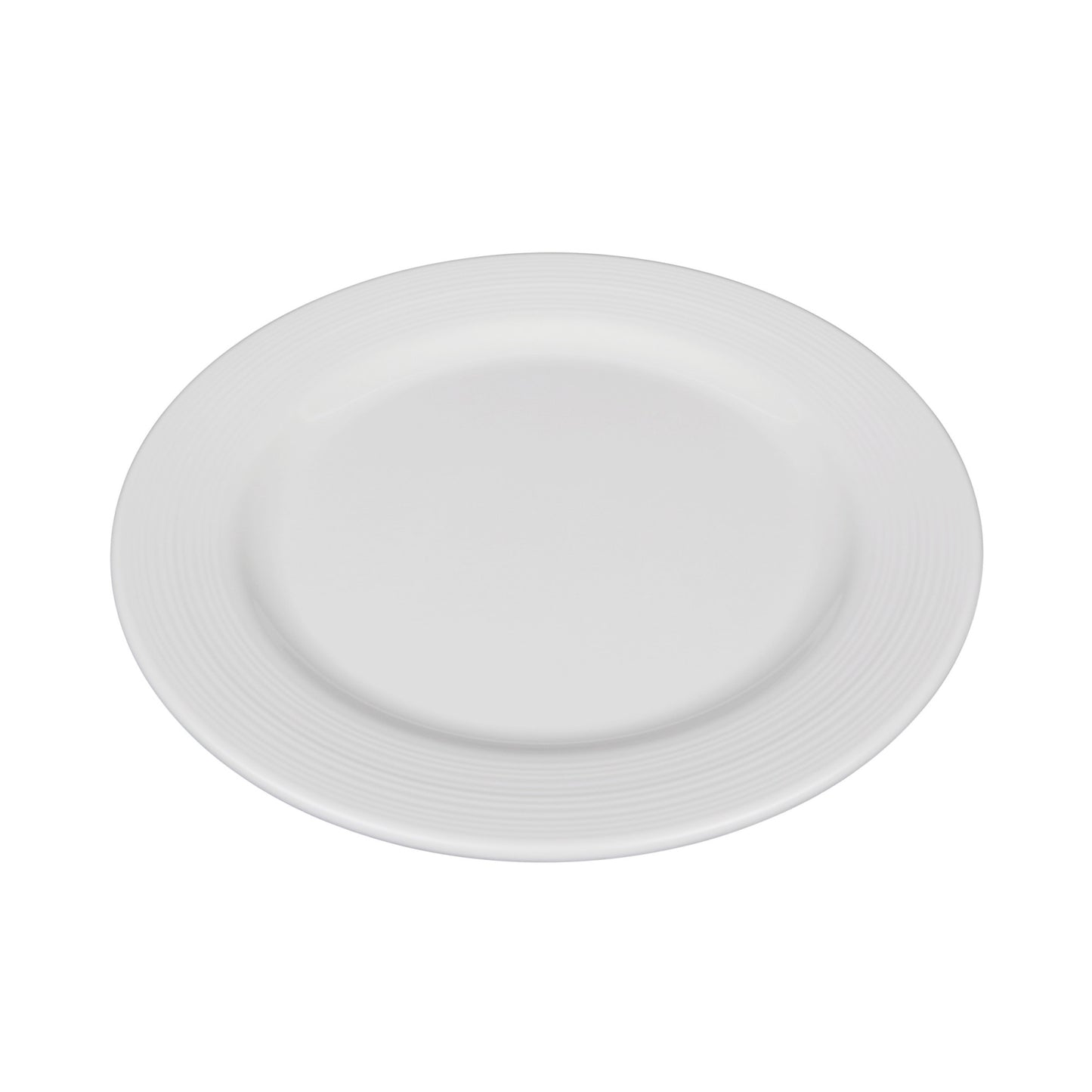 Melamine Round Plate - Cream Glaze