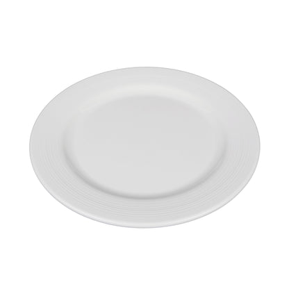 Melamine Round Plate - Cream Glaze