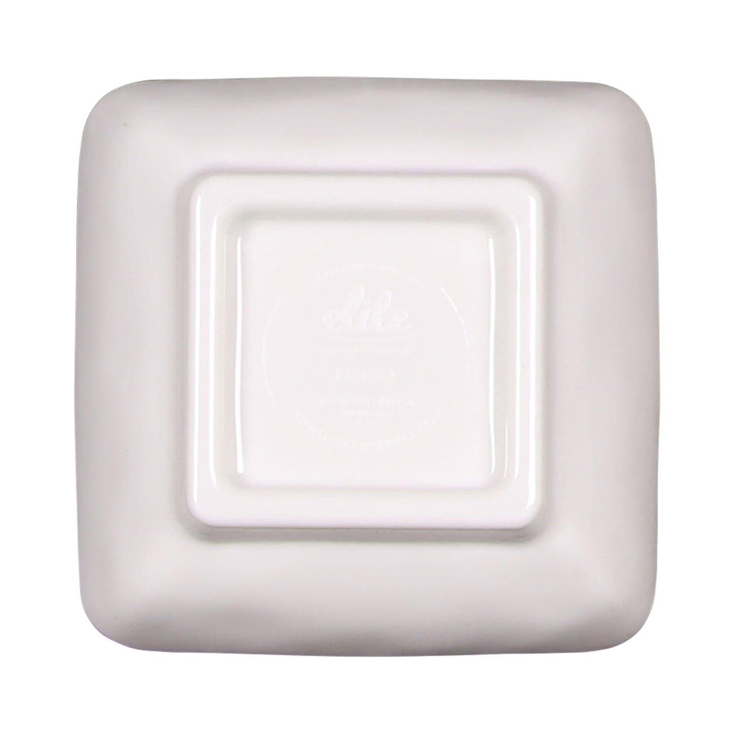 Melamine Square Ramekin - Taupe Design