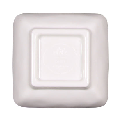 Melamine Square Ramekin - Taupe Design