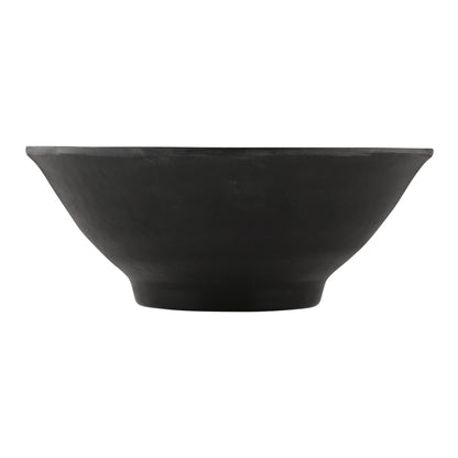 Melamine Bowl - Black Matte Finish Outside/Black Gloss Finish Inside