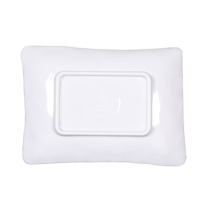 Melamine Rectangular Plate - Black Design