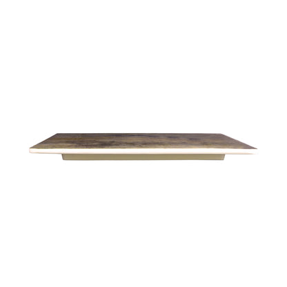 Melamine Square Faux Wood - Driftwood