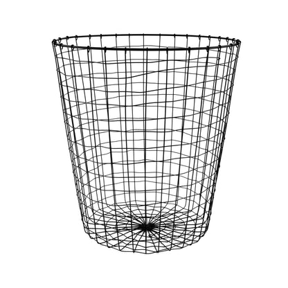 15.75" x 18" H, Iron Powder Coated, Gun Metal Grey, Round Basket, G.E.T Breeze Baskets