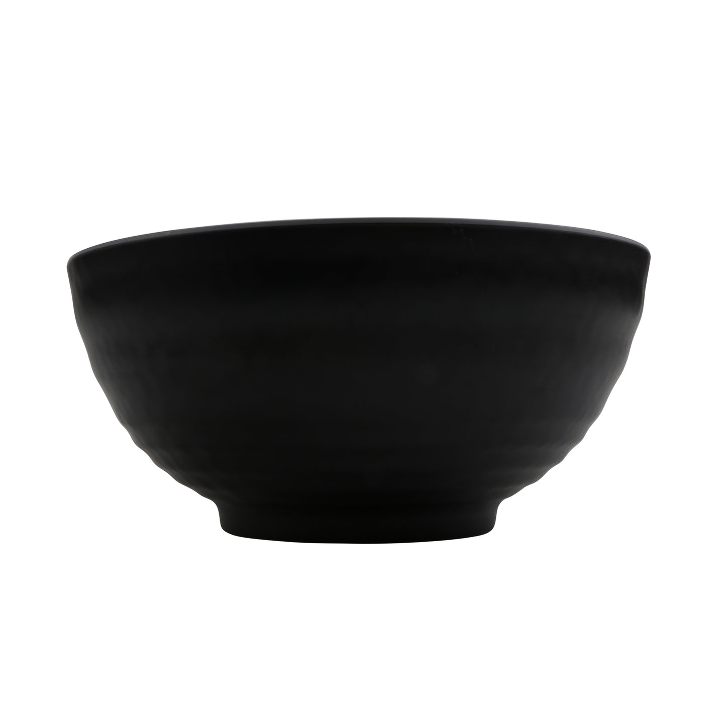 7" Ramen - 32 oz Melamine Bowl, Glossy Gray inside/ Black Matte outside, GET. Roca. (12 Pack)