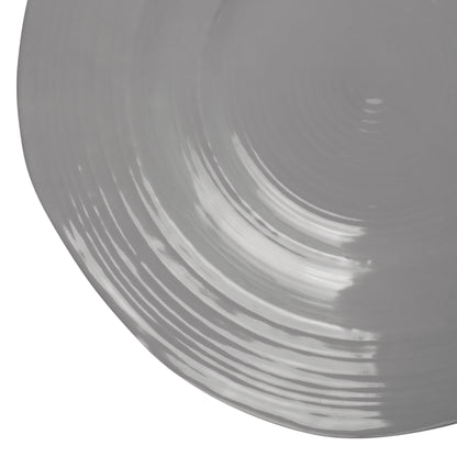Melamine Irregular Round Serving Bowl - Gray