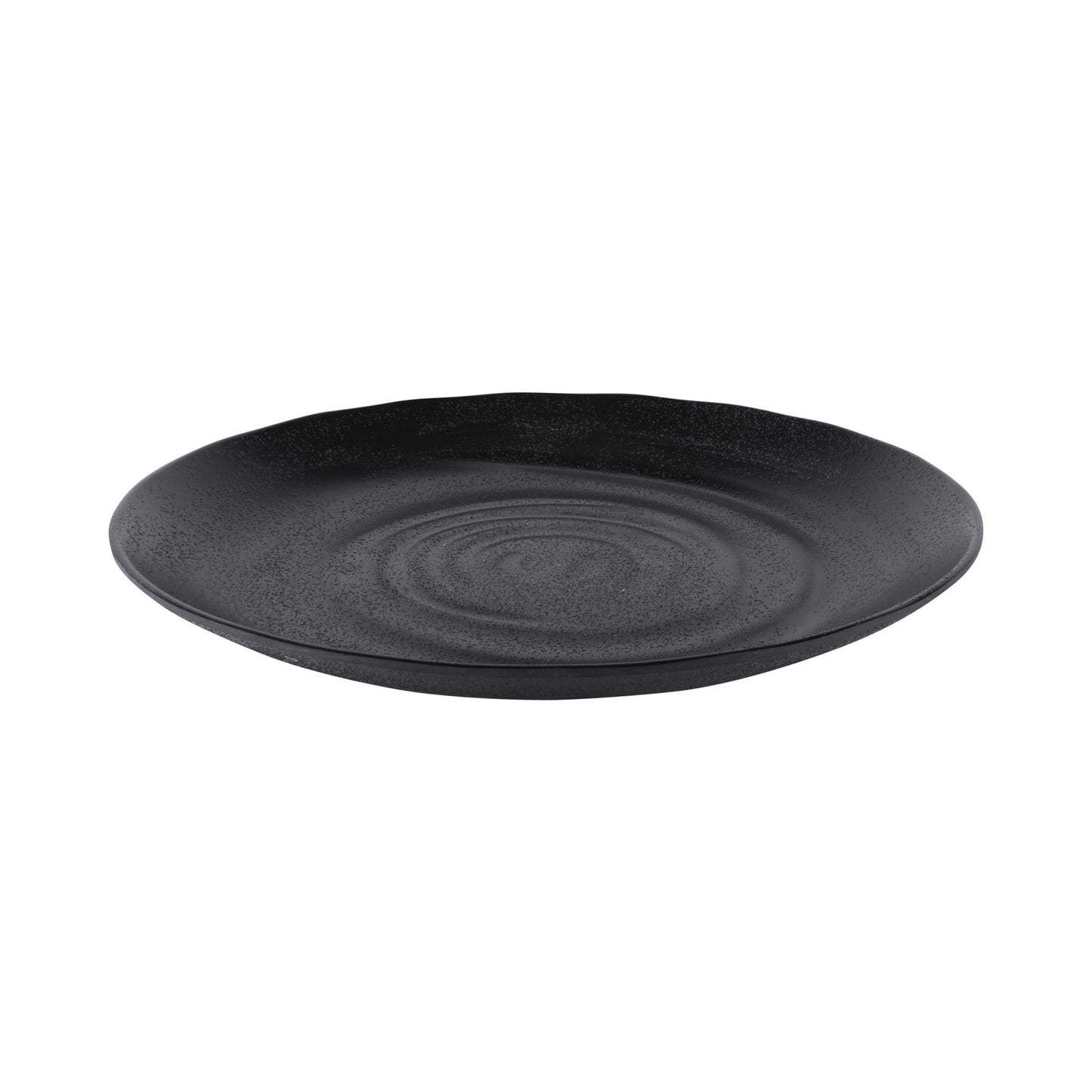Melamine Round Plate - Black