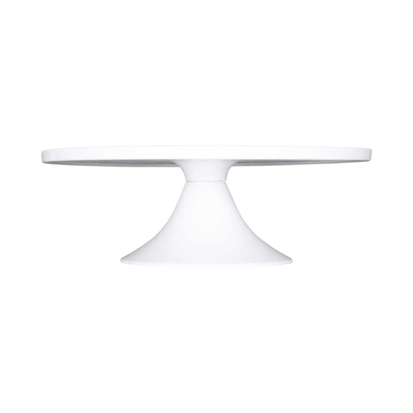 Melamine Round Plate Stand - Carrara Marble