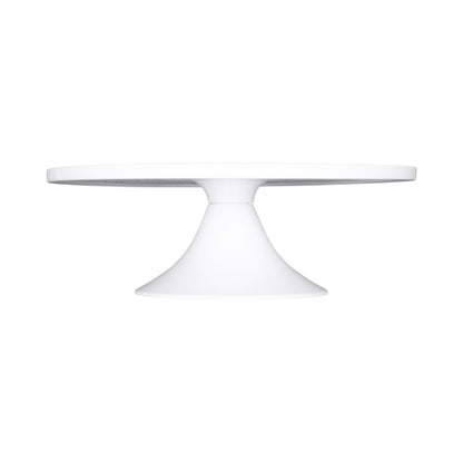 Melamine Round Plate Stand - Carrara Marble