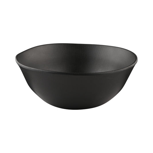 Melamine Round Bowl - Black