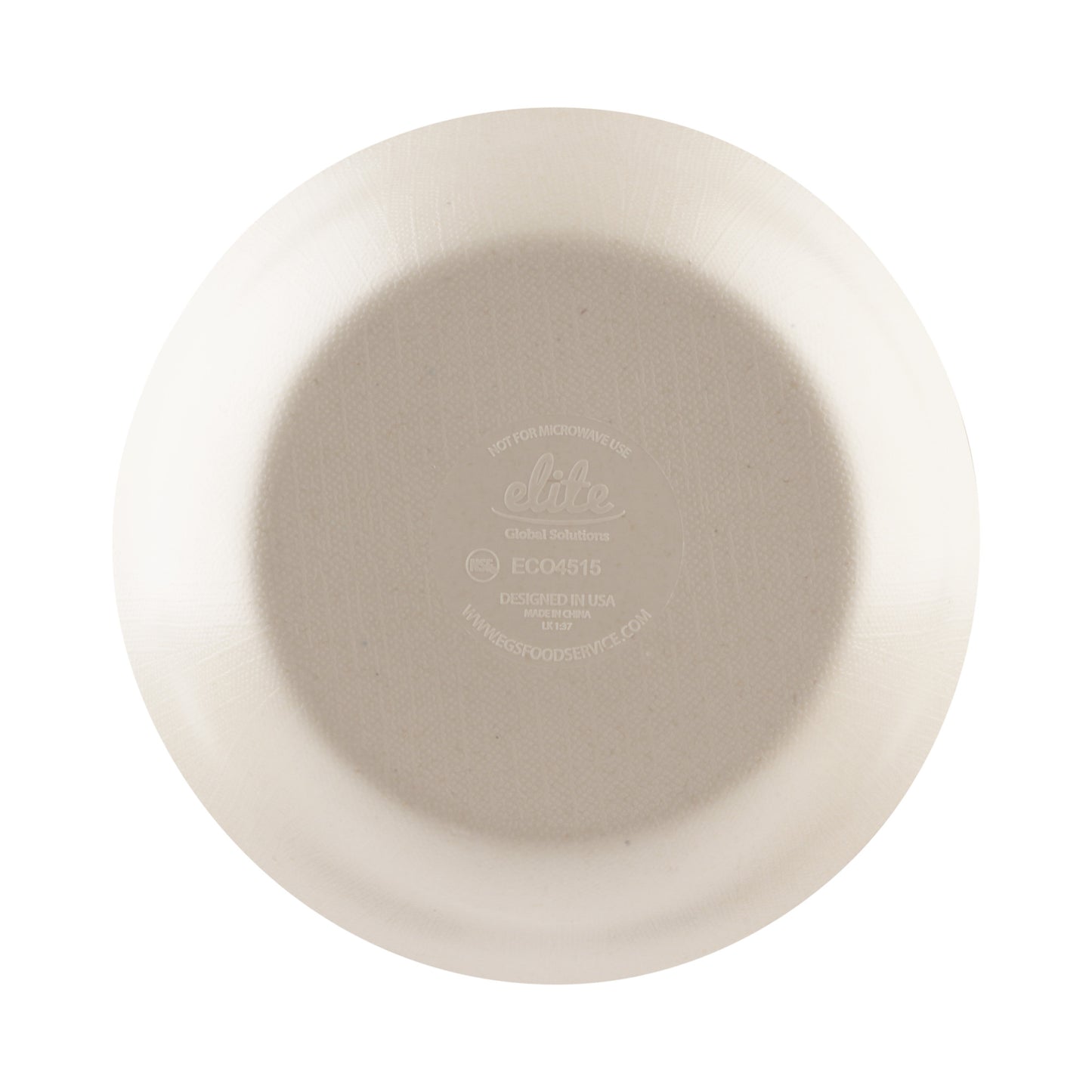 Melamine Round Bowl - Papyrus