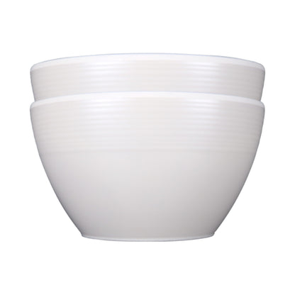Melamine Round Bowl - Cream Glaze