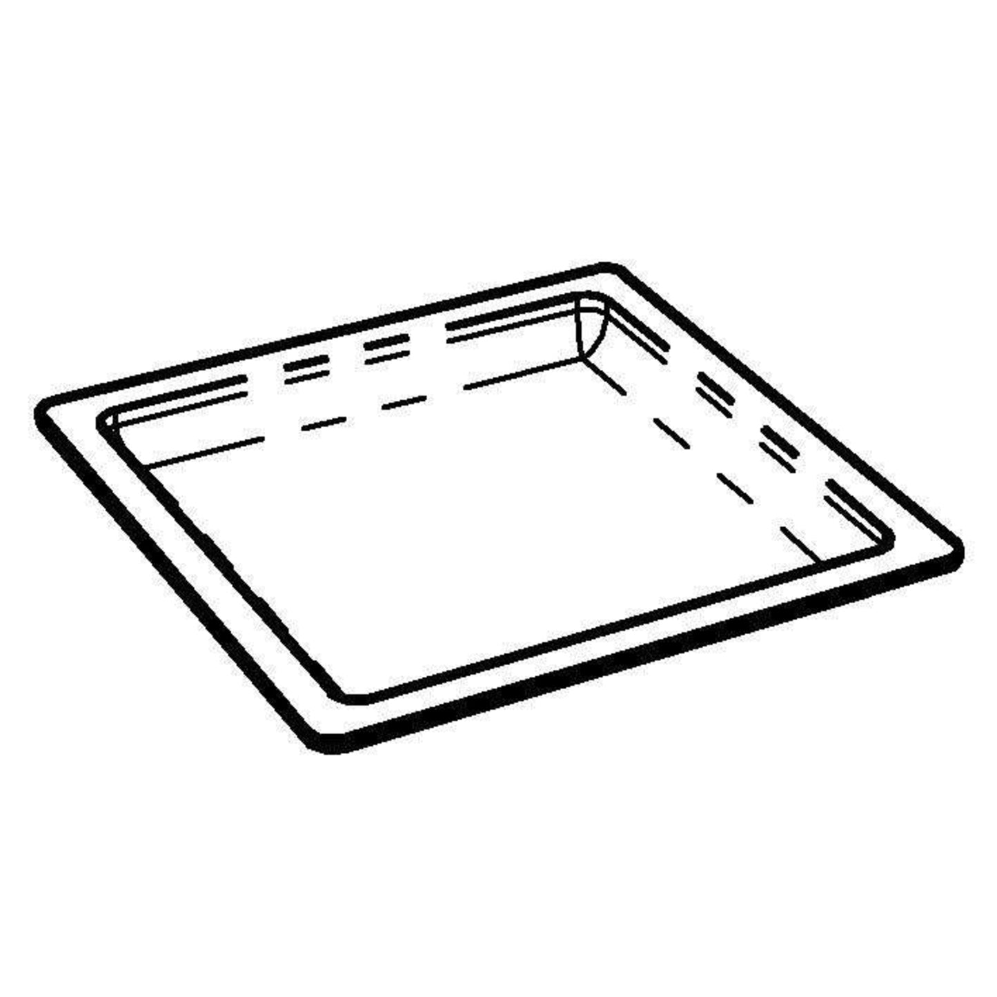 Ice Insert   pure nature   for square china bowls M/L