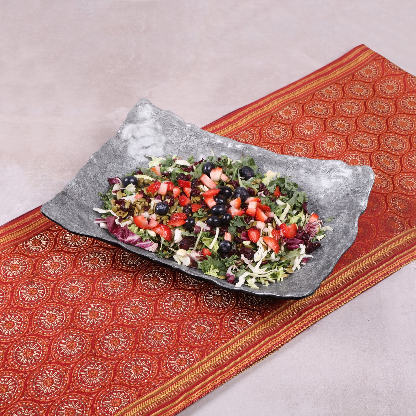 Melamine Rectangular Bowl - Coal