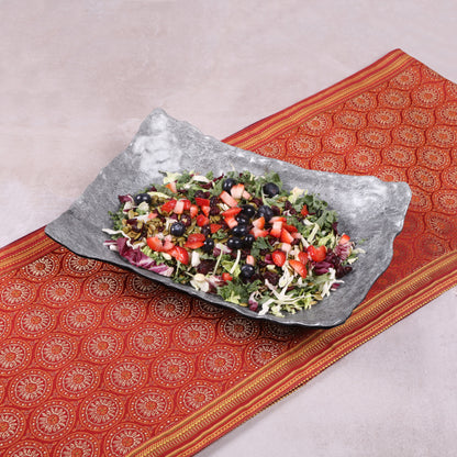 Melamine Rectangular Bowl - Coal