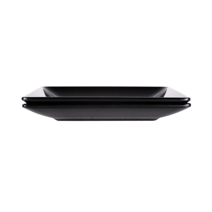 Melamine Square Plate - Black