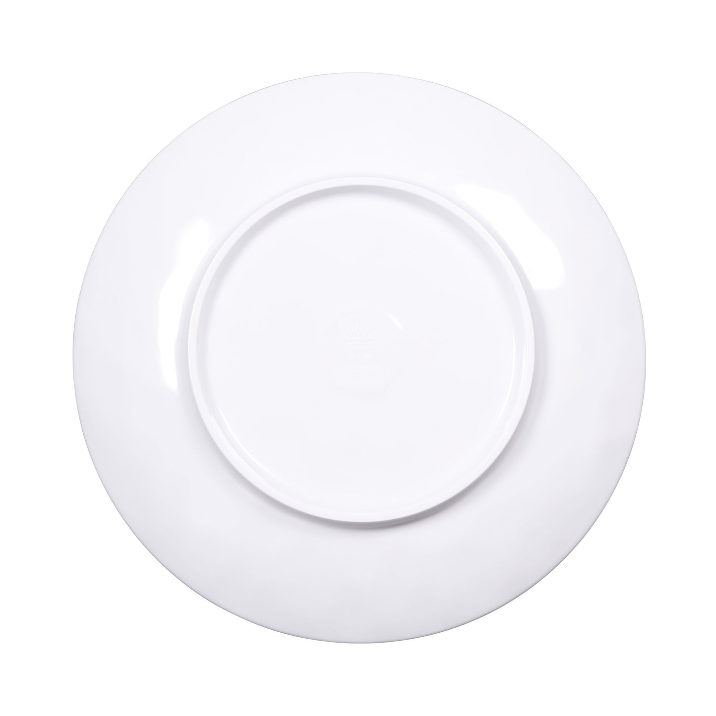 Melamine Round Plate - Navy Design