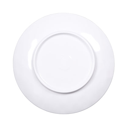 Melamine Round Plate - Navy Design