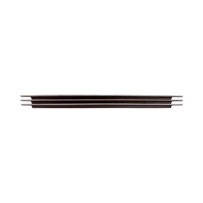 Melamine Rectangular Faux Wood - Hickory Wood