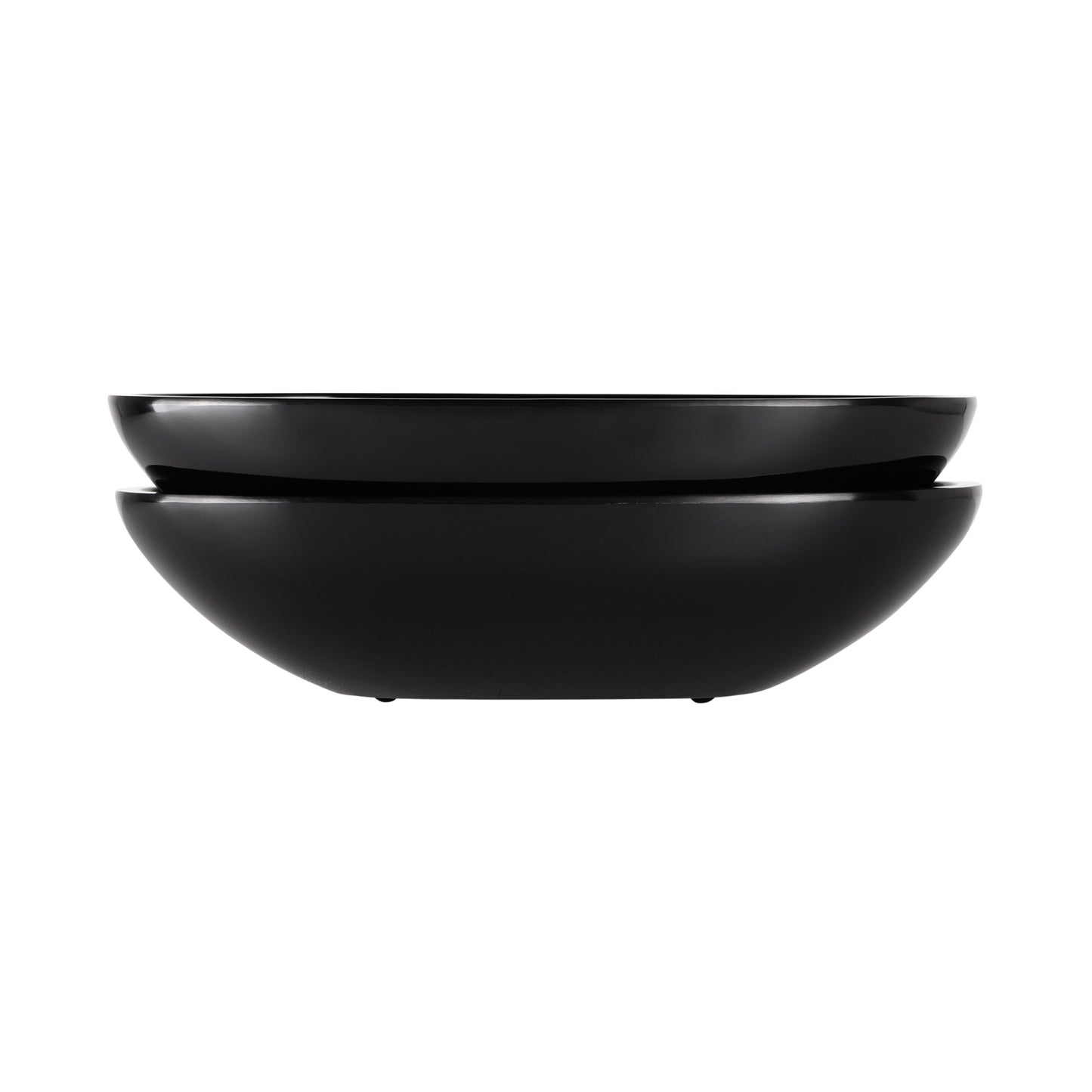 Melamine Long Oval Bowl - Black