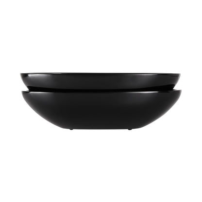 Melamine Long Oval Bowl - Black