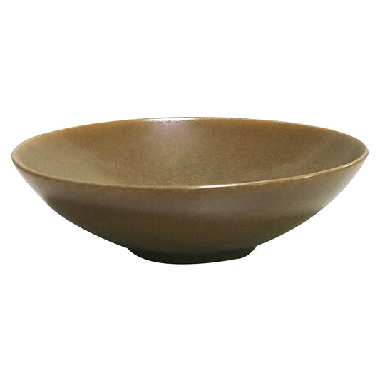 18.4 oz. Caramel Reactive Glaze Porcelain Bowl, 7 1/4" Dia., Corona Cosmos Venus (Stocked) (12 Pack)