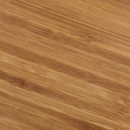 Melamine Rectangular Faux Wood - Bamboo