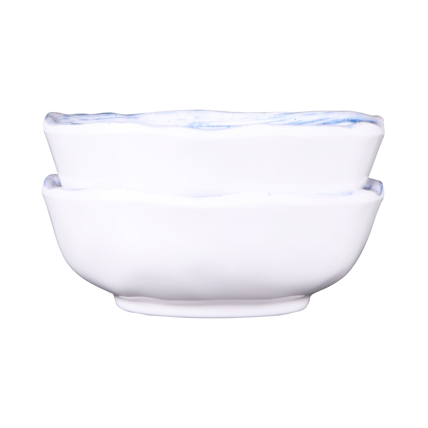 Melamine Round Bowl - Navy Design
