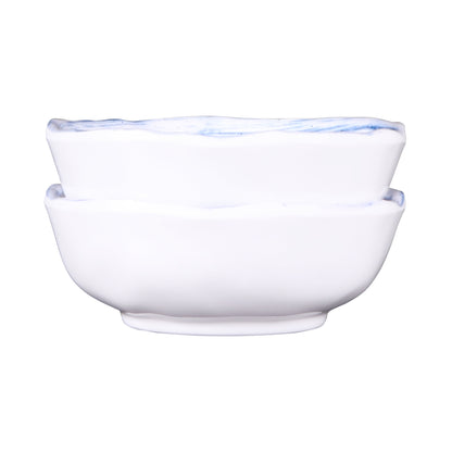 Melamine Round Bowl - Navy Design