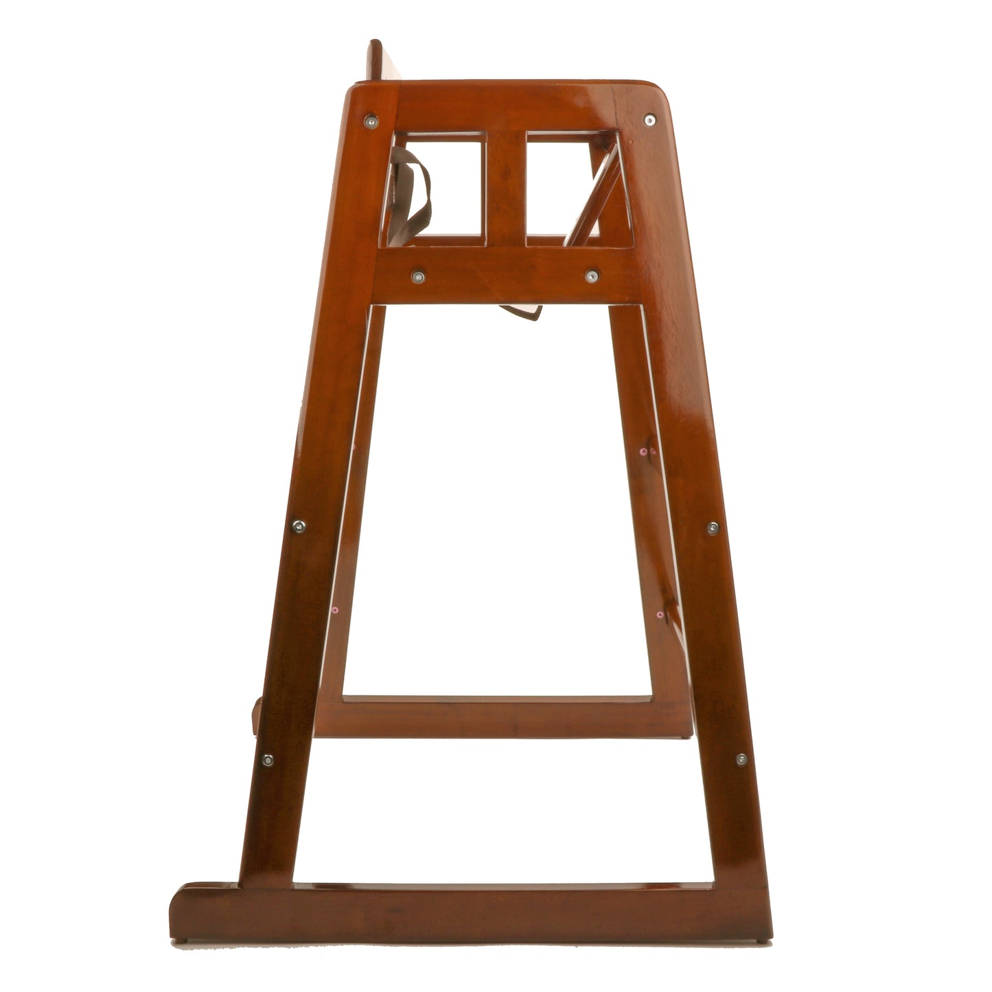 36" Tall, Walnut, Hardwood, Modified High Chair, 22" L x 25" W, Assembly Required, G.E.T. High Chairs