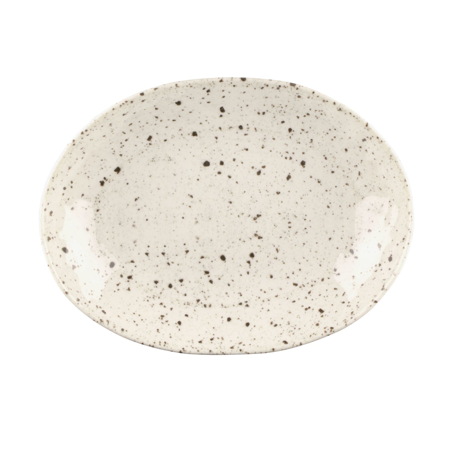 Melamine Oval Plate - Chocolate Chip