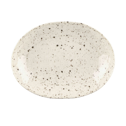 Melamine Oval Plate - Chocolate Chip