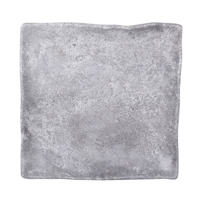 Melamine Square Plate - Coal