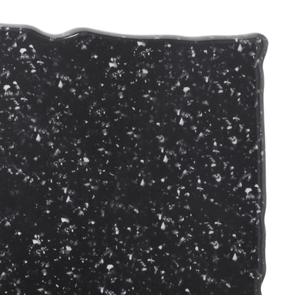 Melamine Irregular Display Stone - Black Granite