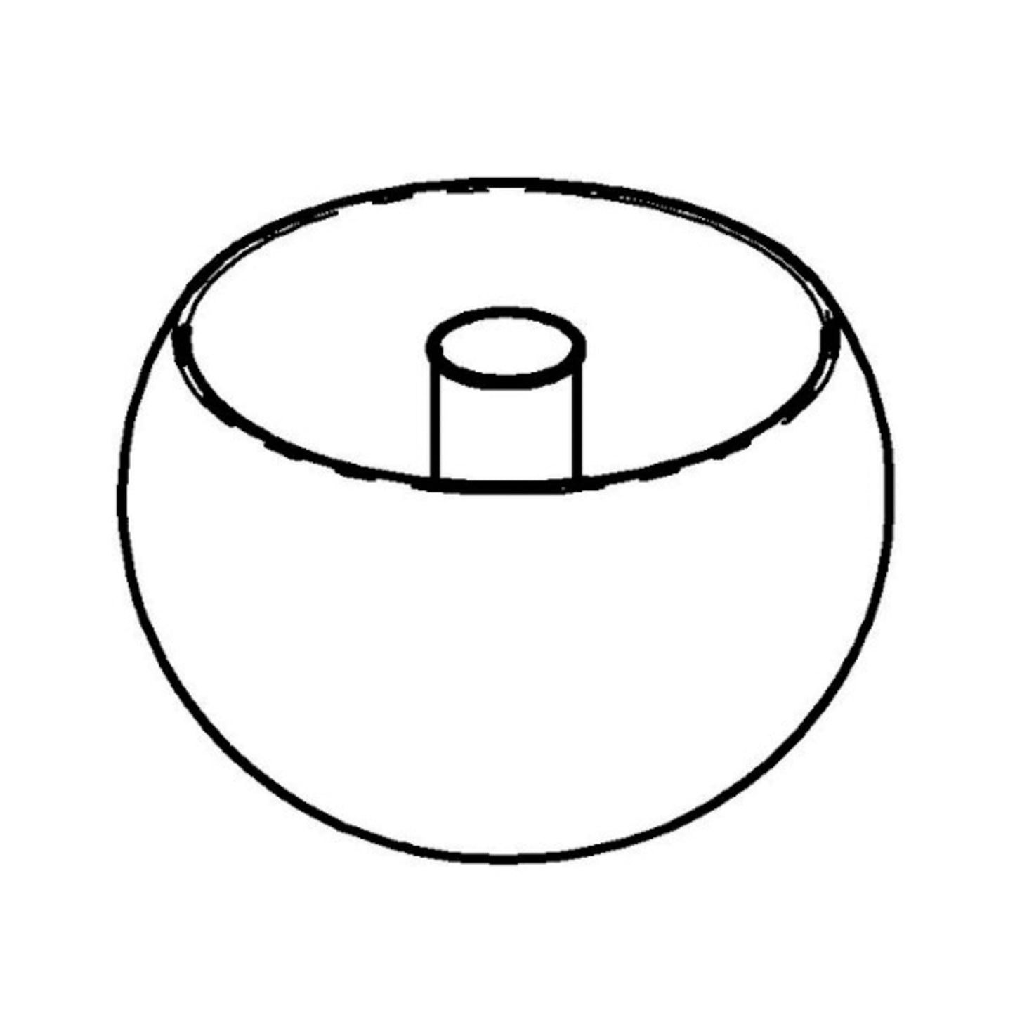CARAFINE Base 'Triplet' - HAMMERED  Stainless Steel Base