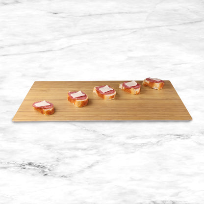 Melamine Rectangular Faux Wood - Bamboo