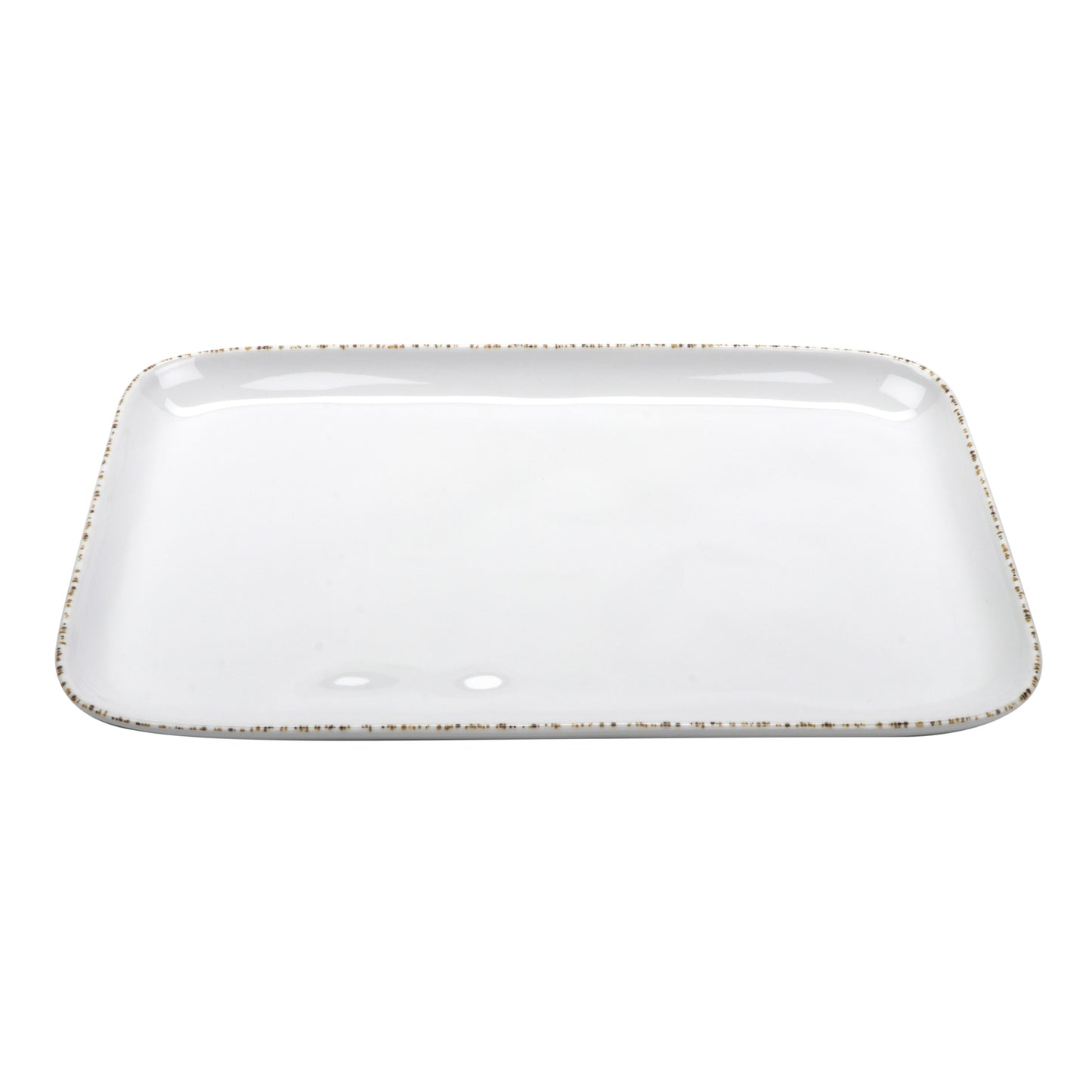 14" x 11.5" Melamine, Irregular Rectangular Platter