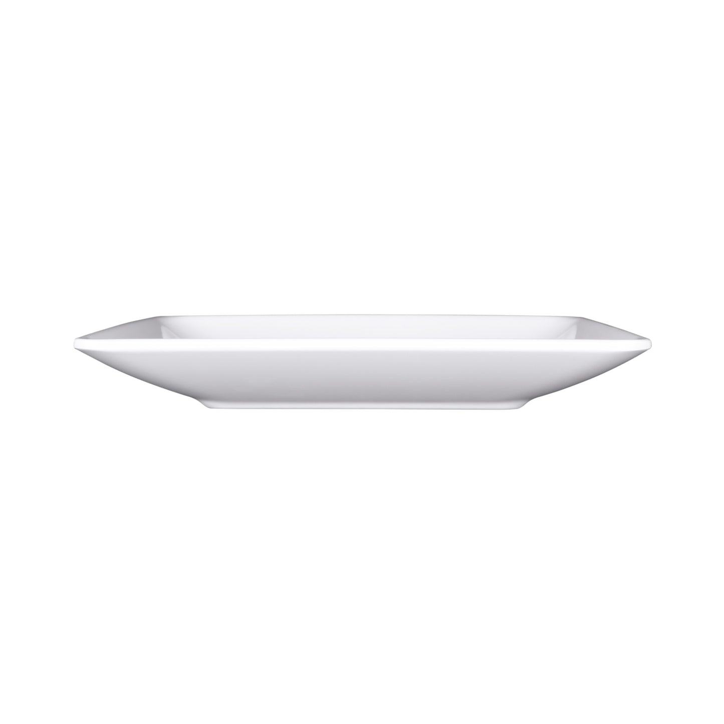 Melamine Square Plate - White