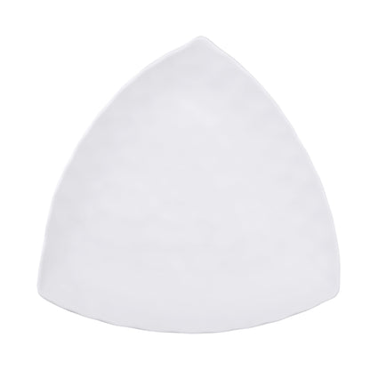 Melamine Triangular Platter - White